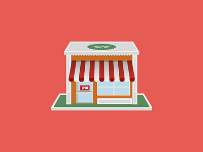 Webs eCommerce Icon design ecommerce icon open shop store