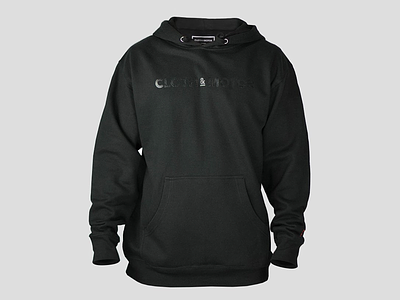 Cloth&Motor Black on Black Hoody apparel brand clothing hoodie hoody pullover sweater
