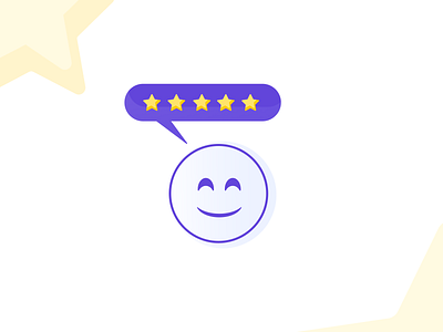Happy Review emoji happy review smile stars