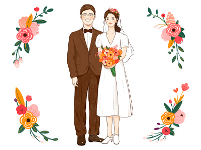 My Wedding Invitation illustration wedding