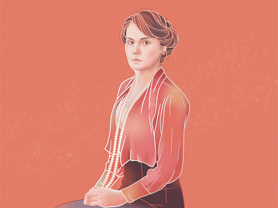 Lady Mary Crawley illustration 人物