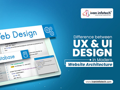 DIFFERENCE BETWEEN UX & UI DESIGN IN MODERN WEBSITE ARCHITECTURE