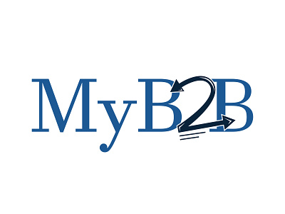 Logo Design for "My B2B" design icon illustration logo vector