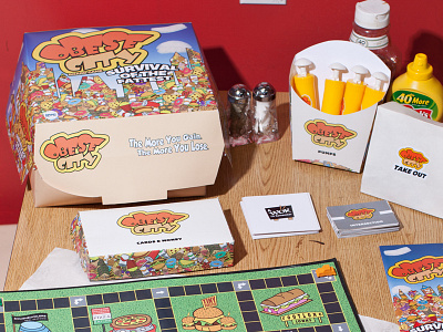 Obese City board game fast fast food fat food game obese obese city obesity weight