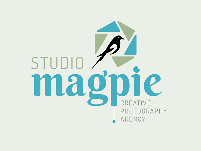 Studio Magpie Logo branding design illustration logo magpie studio