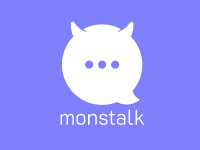 Monstalk Logo branding design logo ui