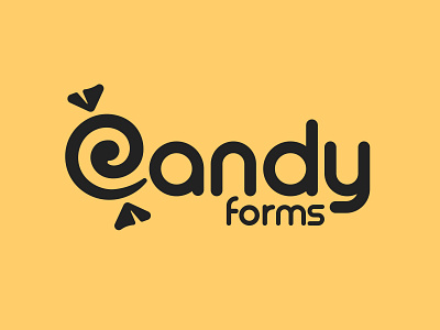 Candy Form Logo branding design happy illustration logo ui vector