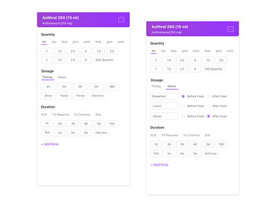 Medicine Dosage UI