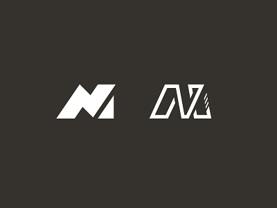 M-themed LOGO illustration logo 设计