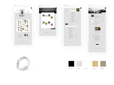 Clémentine Correzzola — Jewelery design ui ux webdesign wordpress