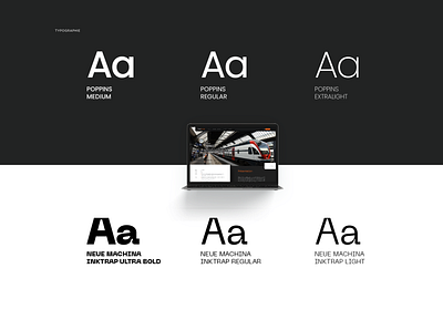 Projet linéaire — Typography design ui ux webdesign wordpress