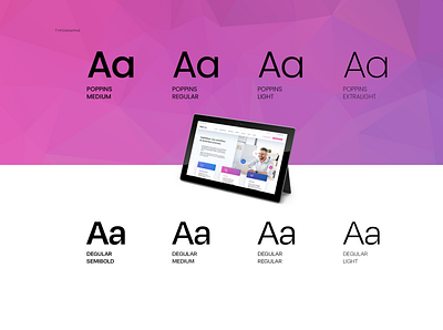 Docoon — Typography design ui ux webdesign wordpress