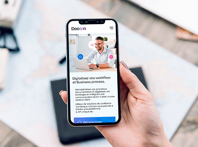 Docoon — Mobile clean design mobile reponsive ui ux webdesign wordpress