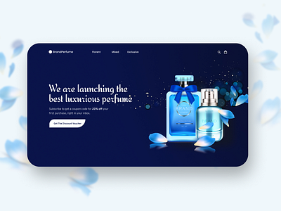 Perfume Website UI