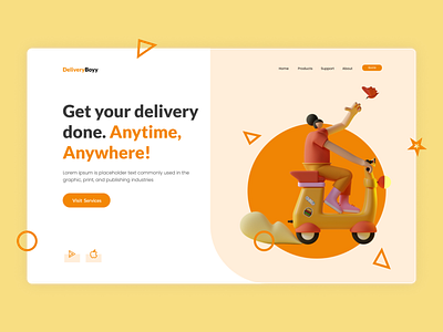 Delivery Landing Page