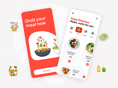 Food Delivery App app app ui app ui design app ux delivery app design food and drink food app food app ui food app ux minimal modern simplicity ui ux ux design