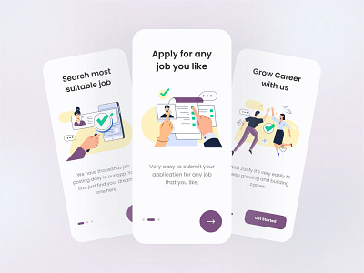 Zoofy - Job searching app