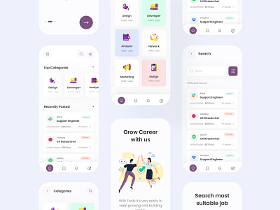 Zoofy - Job searching app!