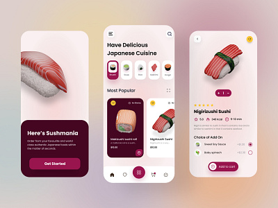 Sushmania - Get Japanese Cuisine app