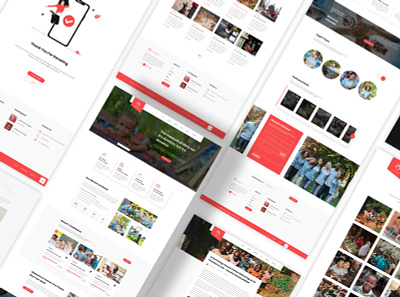 Human Line - Charity Website Figma Template app care charity community concept donate donation hand heart help hope mobile non profit people support template ui web