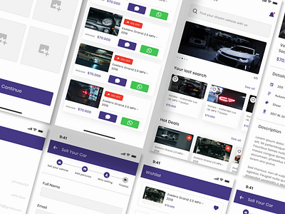 Carodeal - Used Car Dealer UI kit Figma