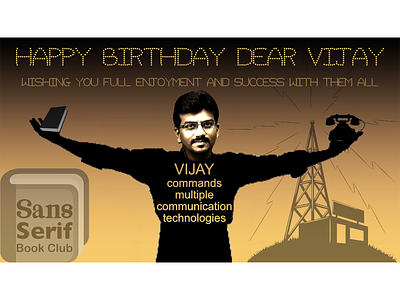 Vijaysagar Birthday Card-2022 graphic design