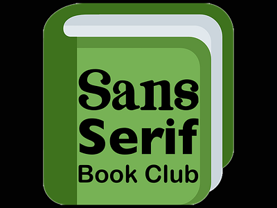 SansSerif Book Club Logo