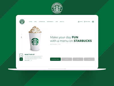 Starbuck Product - UI adobe photoshop adobe xd design ui web website