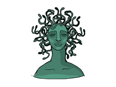 Meduza art artwork book illustration cartoon character character design colours cover design digital digital art digital illustration drawing illustration illustrator medusa