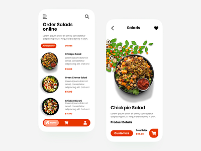 Online food order app appdesign design figma food app health app hygiene premium product product design uidesign ux