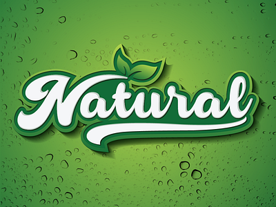 Typography Natural logo