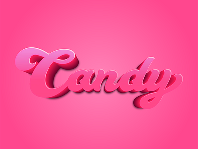 Candy branding design illustration logo poster typography typography logo vector