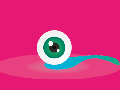 Eye design flatdesign illustration illustrator minimalist pink vector