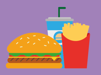 Burger "menu" burger design fastfood flatdesign hunger illustration illustrator minimalist ui vector