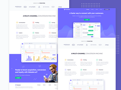 Landing page design landing