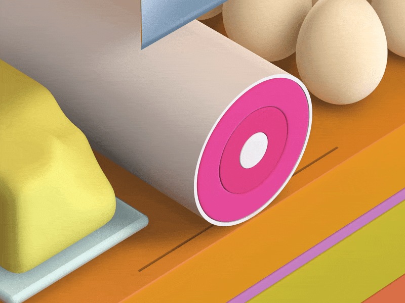 Make the slices thiner damn it ! c4d loop motion motion graphics