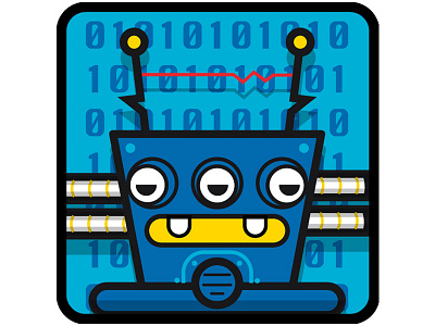 Robot #26 character memo memotest robot test vector