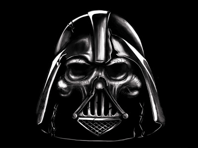 Death Vader concept art darth vader fan art ilustration star wars