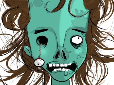 I´m zombie character drawing