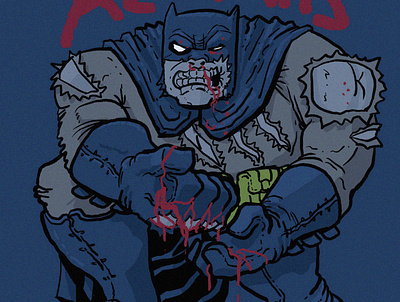 TDKR batman comic drawing illustration pahito procreate tdkr