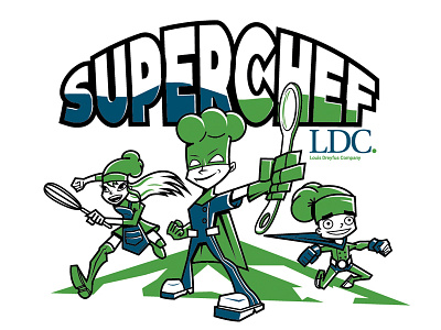 Superchef characters chef cook dreyfus heroes ldc super