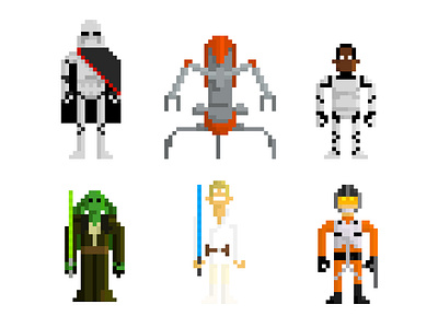 Pixel Wars character illustration pixel pixel art star wars