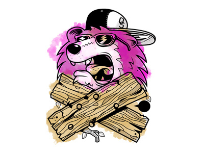 CoolBear -  illustration in process