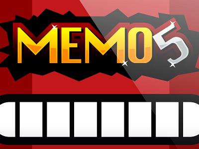 Memo5 - Menu Screen colors game iphone memotest menu robots screen video game