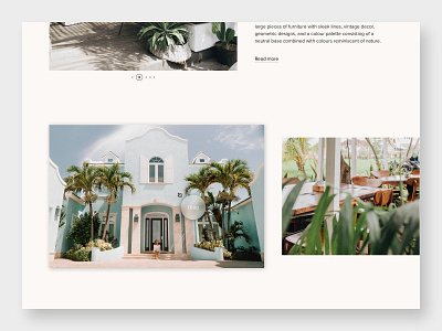 Project Page pt.2: Website for an architect or interior designer clean concept design homepage landing page layout minimalistic ui webdesign website