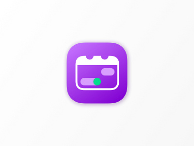 App Icon Calendar app appicon application calendar colorful dailyui dailyui005 design gradient icon illustration logo planner ui