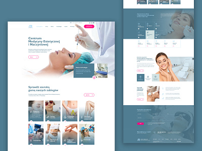 Aesthetic Medicine - Website design ui ux web web design website