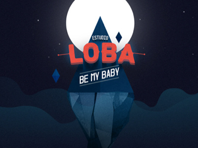 Loba design estudio illustration loba lobo logo moon moonlight studio website wolf