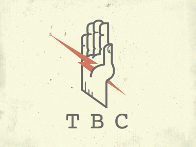 THE BRAVES CHURCH ckrauss elkaniho hand illustration lightning logo logotype niho tbc thebraveschurch