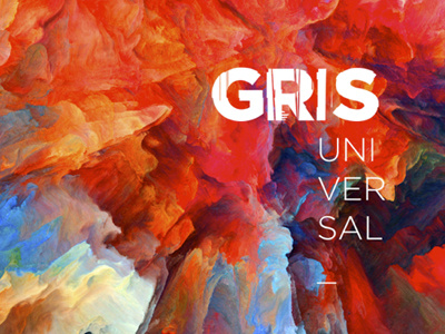 GRIS album albumart art colours design grey gris logo music type
